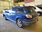 2003 Mitsubishi Outlander Xls Blue vin: JA4LZ41G63U093118