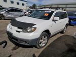 2003 Mitsubishi Outlander Xls White vin: JA4LZ41G73U046180