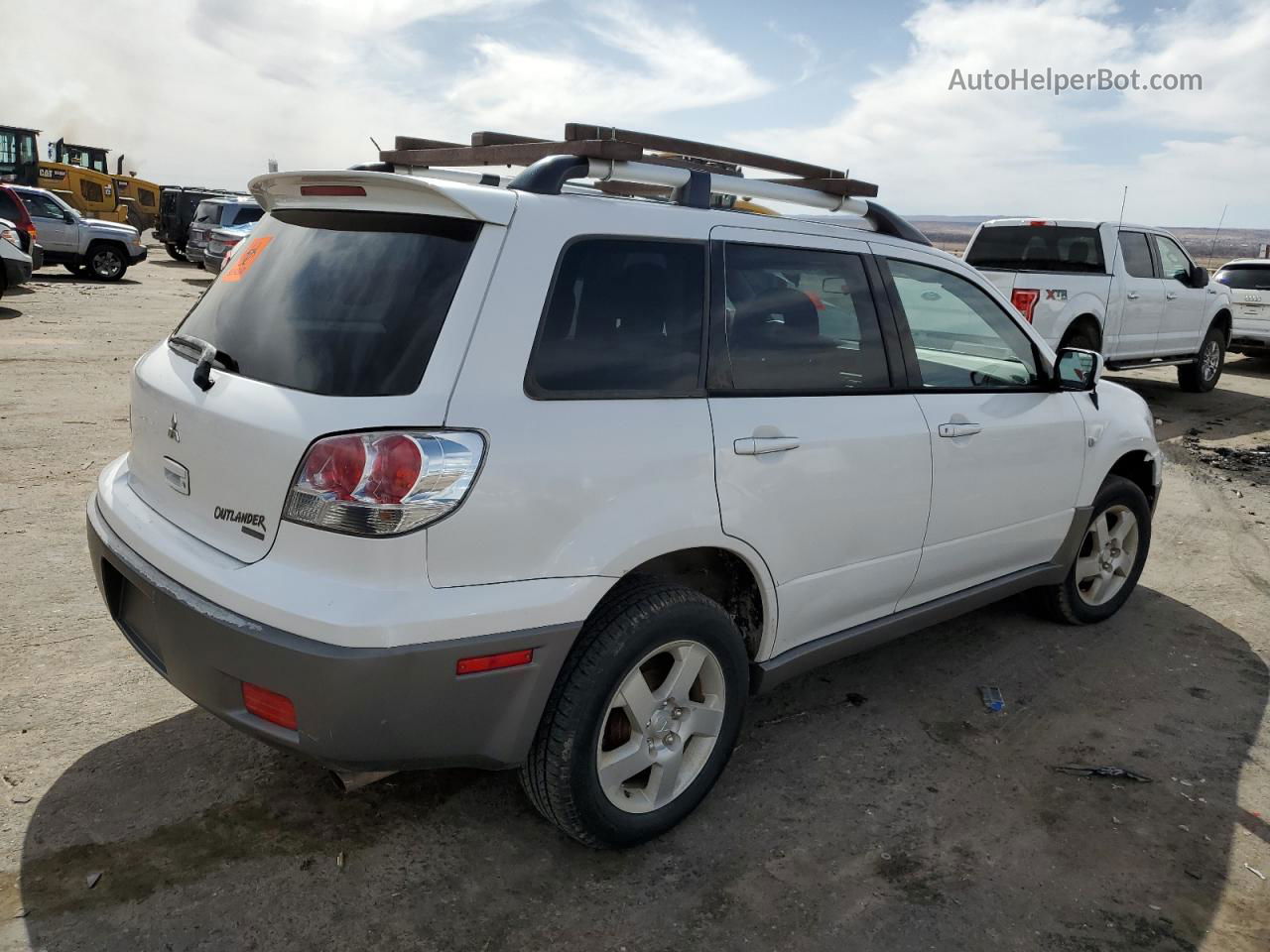 2003 Mitsubishi Outlander Xls Белый vin: JA4LZ41G73U046180