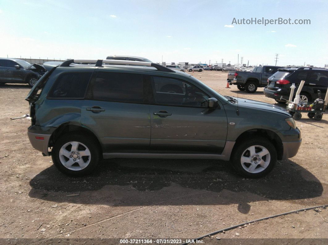 2003 Mitsubishi Outlander Xls Green vin: JA4LZ41G73U069698