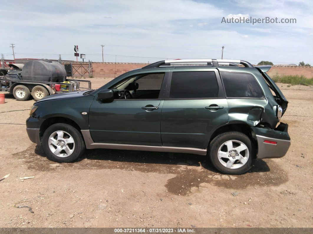 2003 Mitsubishi Outlander Xls Green vin: JA4LZ41G73U069698