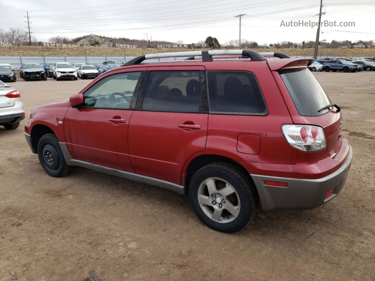 2003 Mitsubishi Outlander Xls Maroon vin: JA4LZ41G83U096487