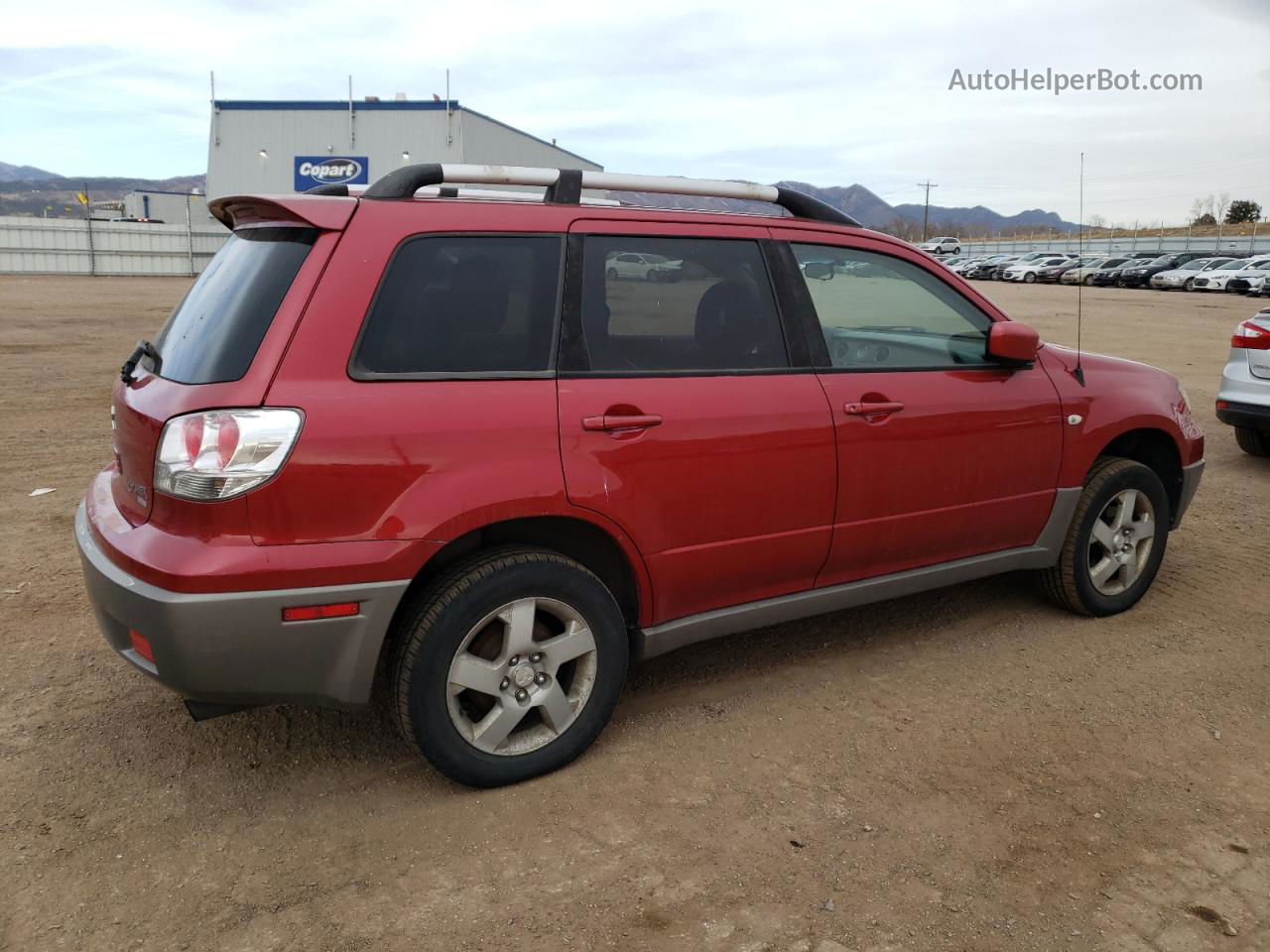 2003 Mitsubishi Outlander Xls Maroon vin: JA4LZ41G83U096487