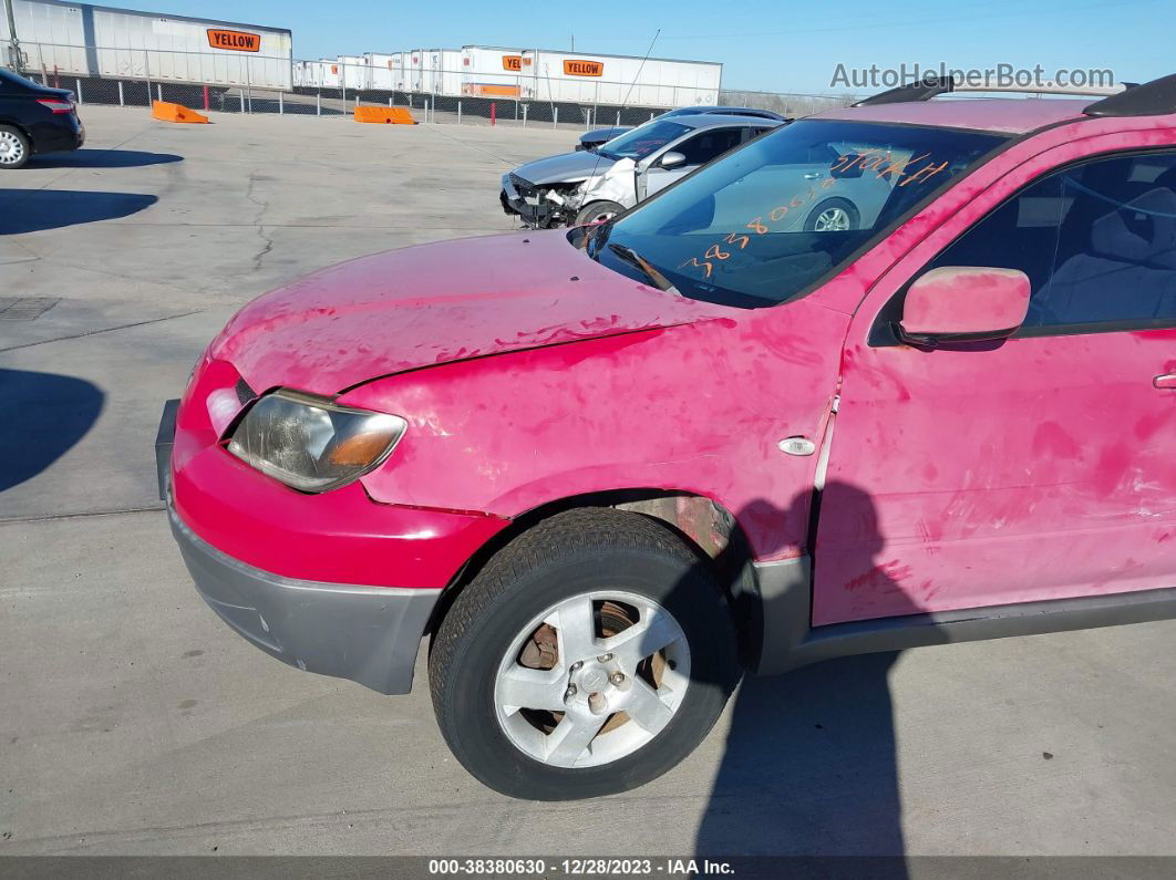 2003 Mitsubishi Outlander Xls Red vin: JA4LZ41G93U105603