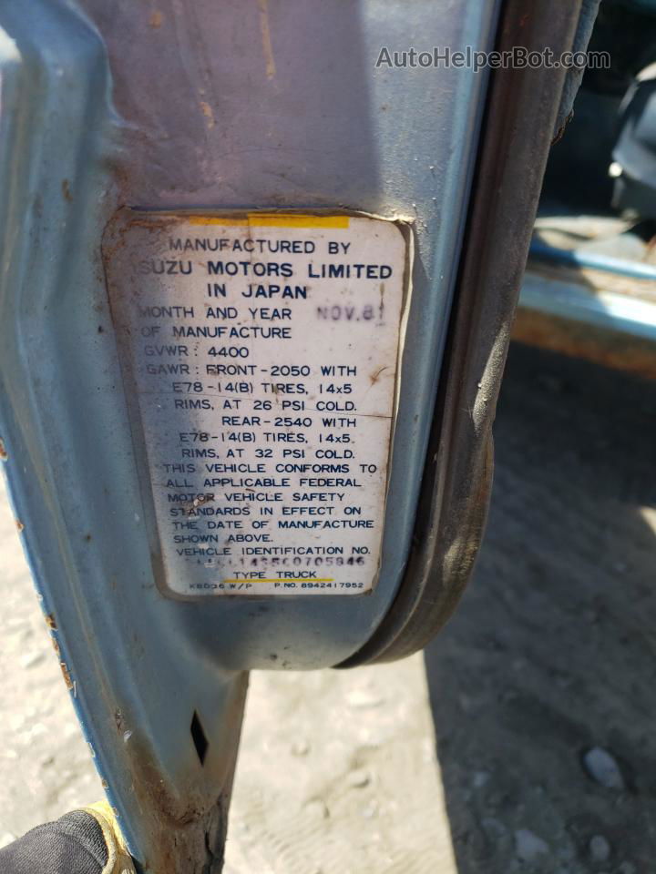 Price & History 1982 Isuzu Pup Long Bed 2.2l 4 vin