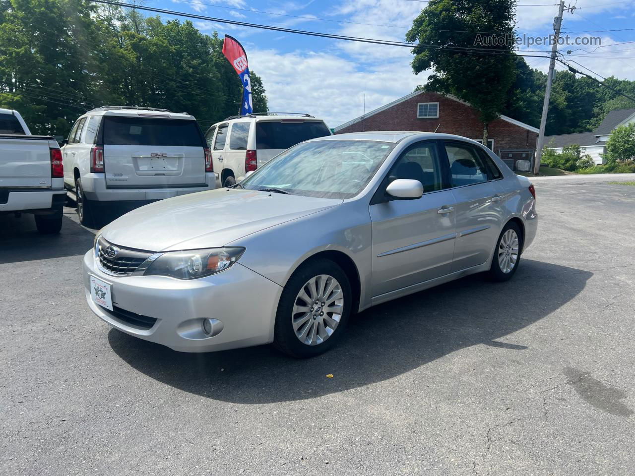 2009 Subaru Impreza 2.5i Premium Silver vin: JF1GE60609G513637