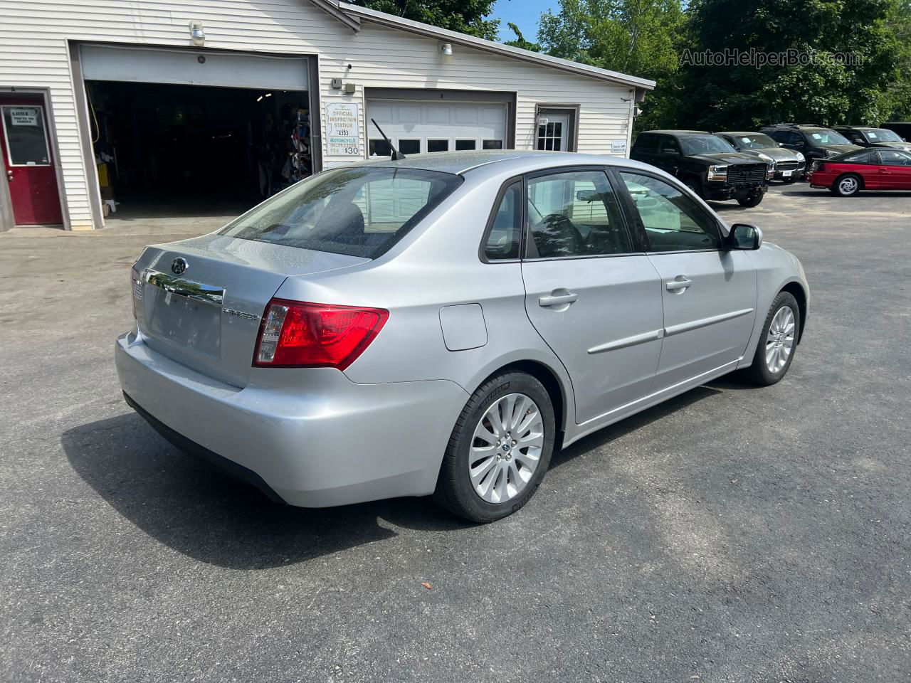 2009 Subaru Impreza 2.5i Premium Silver vin: JF1GE60609G513637