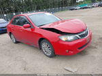 2009 Subaru Impreza 2.5i Red vin: JF1GE60609H509193