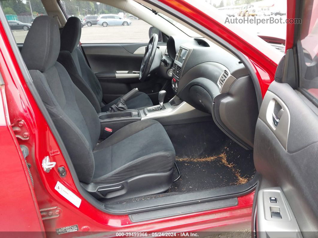 2009 Subaru Impreza 2.5i Red vin: JF1GE60609H509193