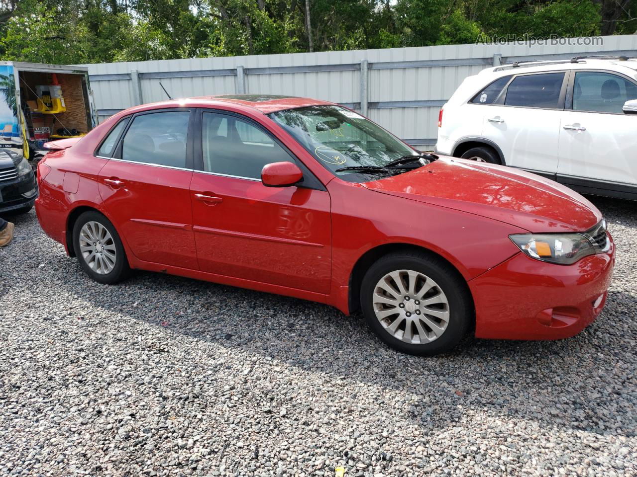 2009 Subaru Impreza 2.5i Premium Red vin: JF1GE60619H520185