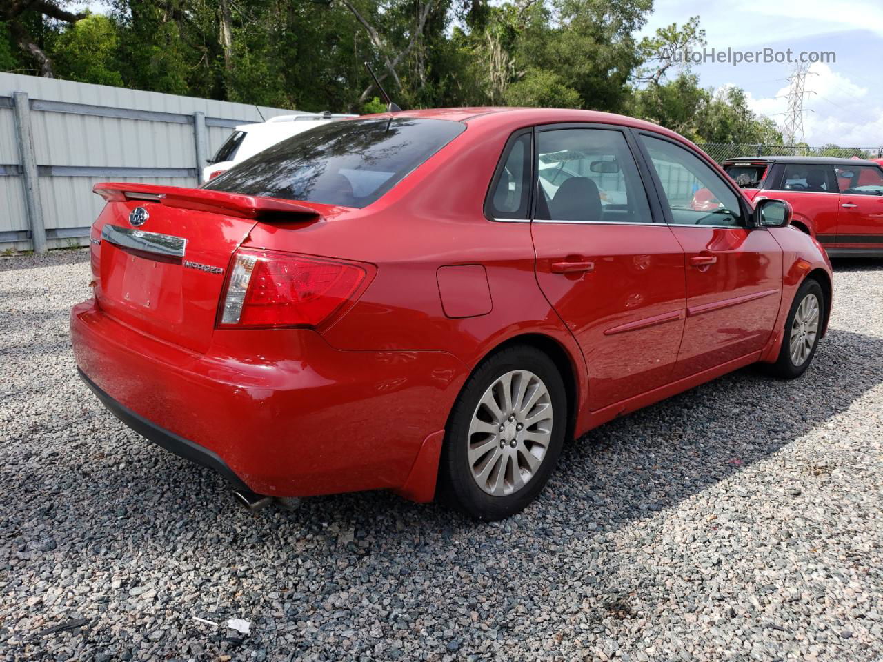 2009 Subaru Impreza 2.5i Premium Red vin: JF1GE60619H520185