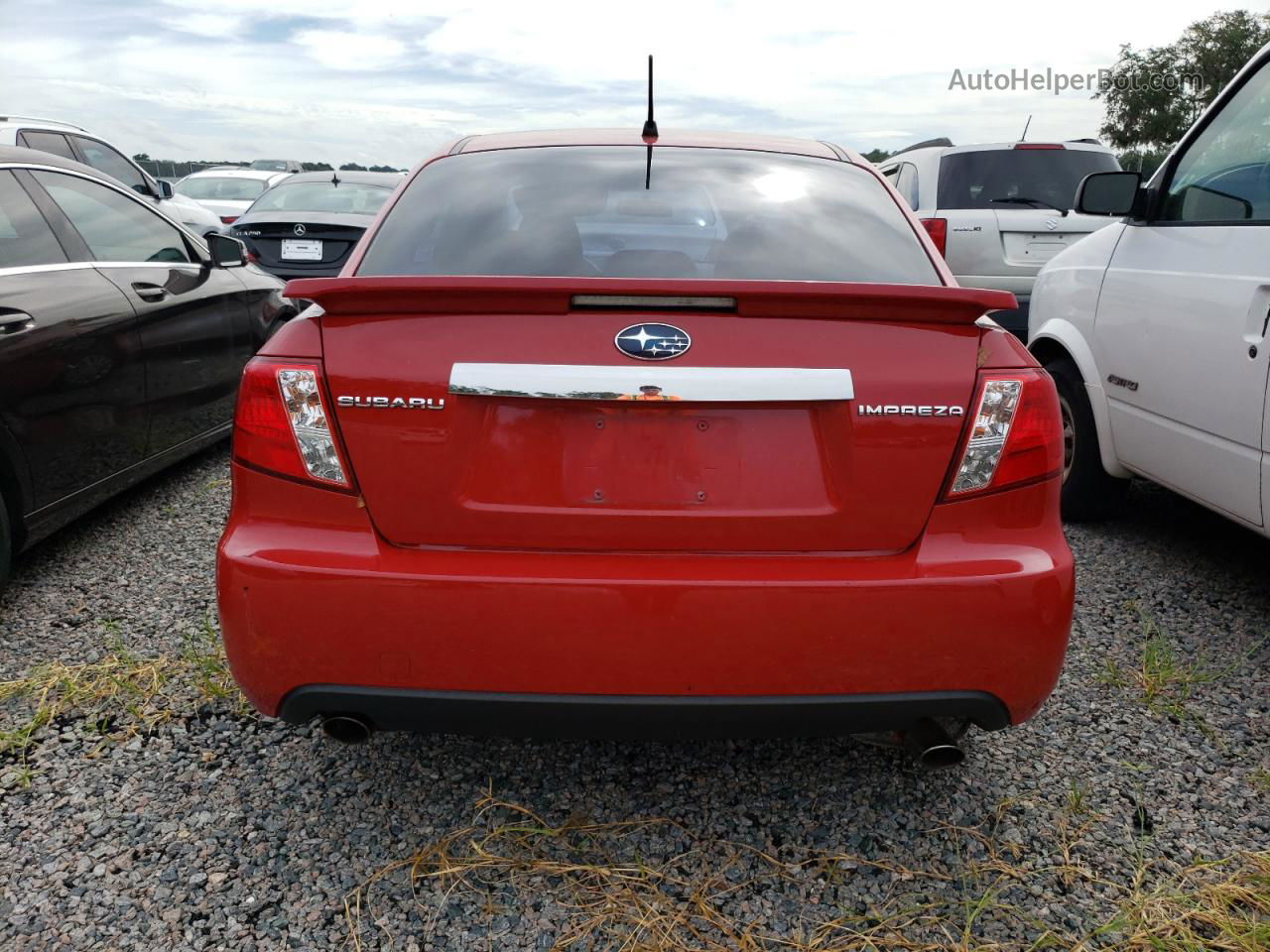 2009 Subaru Impreza 2.5i Premium Red vin: JF1GE60619H520185