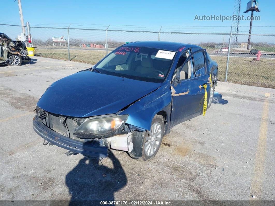 2009 Subaru Impreza 2.5i Синий vin: JF1GE60629H500530