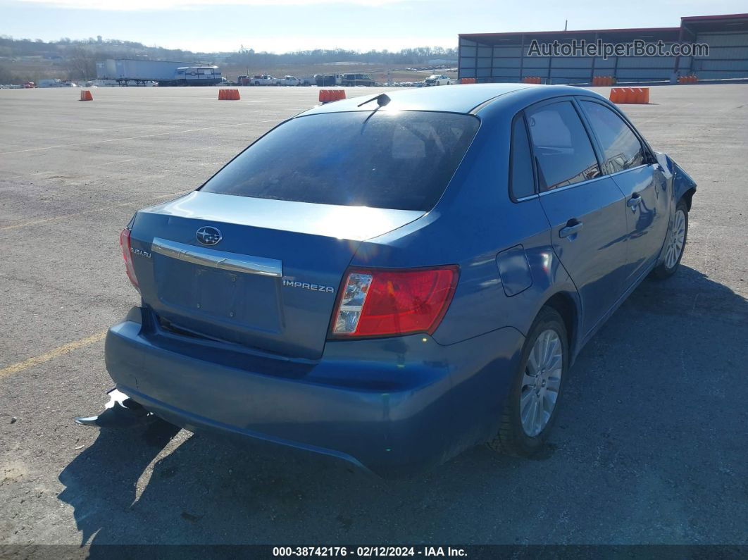 2009 Subaru Impreza 2.5i Синий vin: JF1GE60629H500530