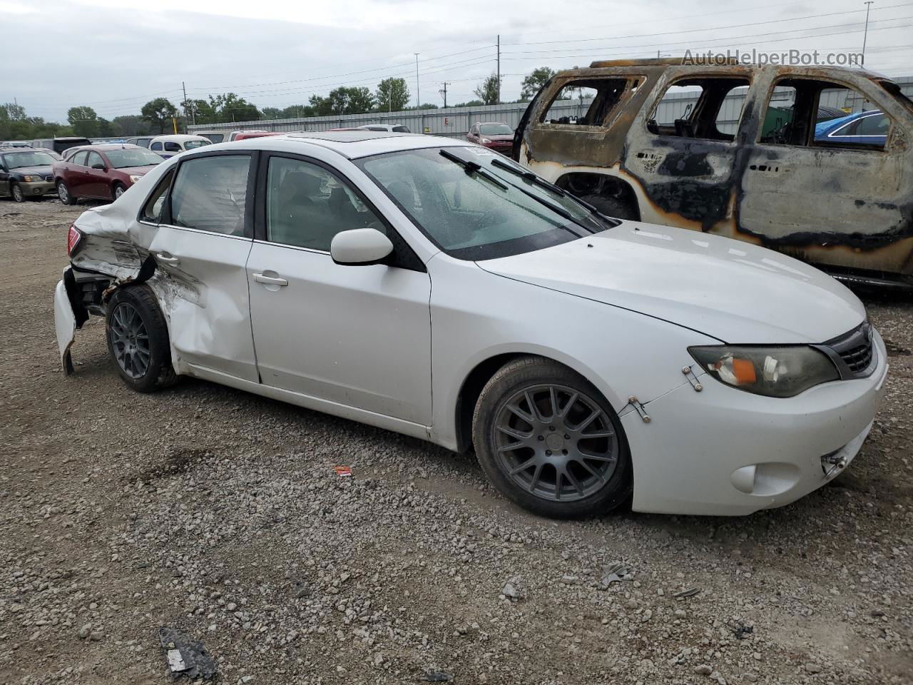 2009 Subaru Impreza 2.5i Premium White vin: JF1GE60629H506165