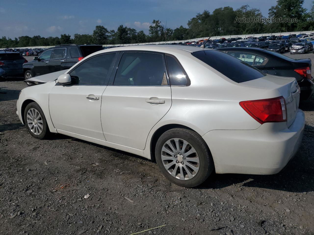 2009 Subaru Impreza 2.5i Premium White vin: JF1GE60639H502061