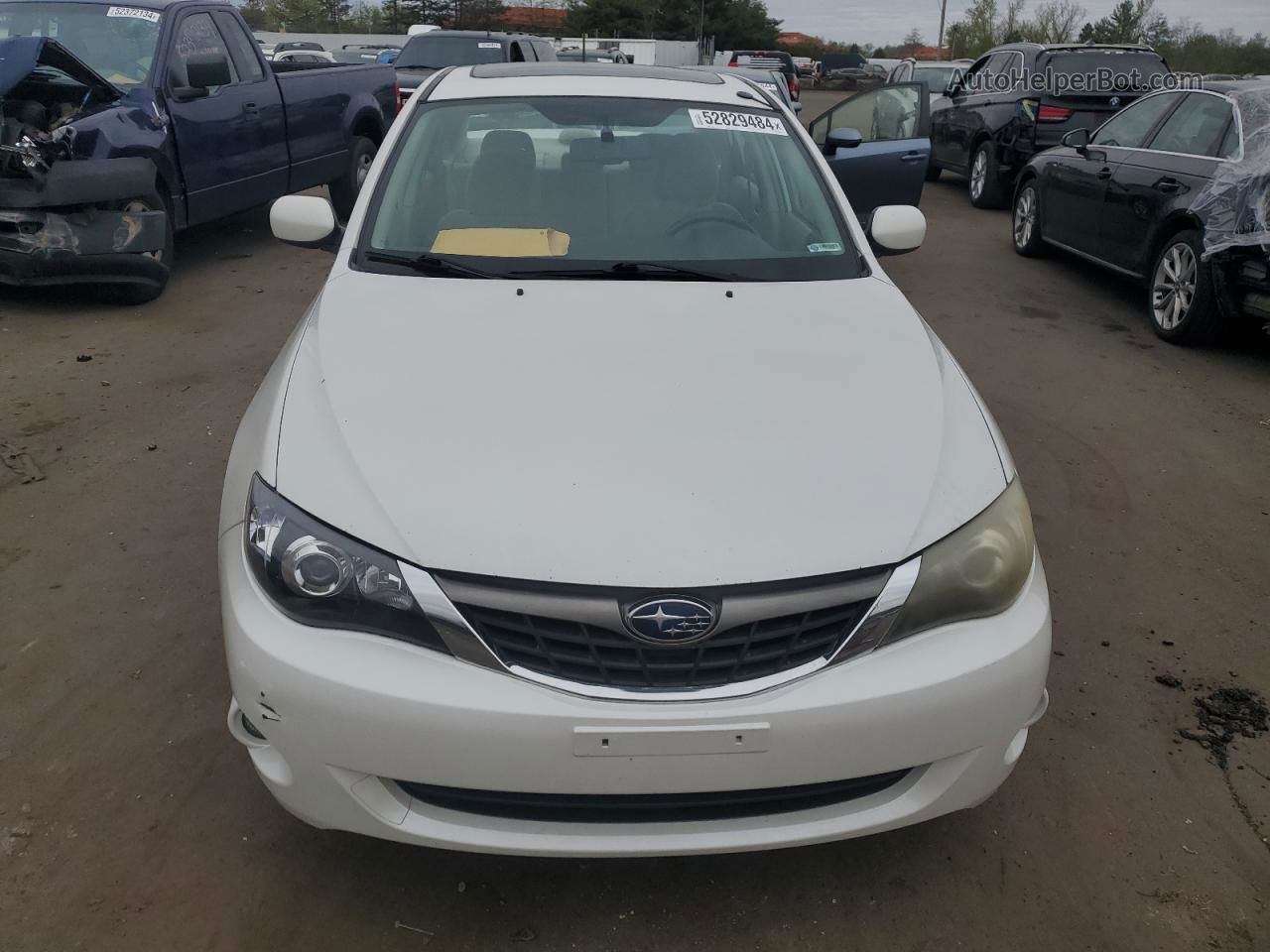 2009 Subaru Impreza 2.5i Premium White vin: JF1GE60639H515084