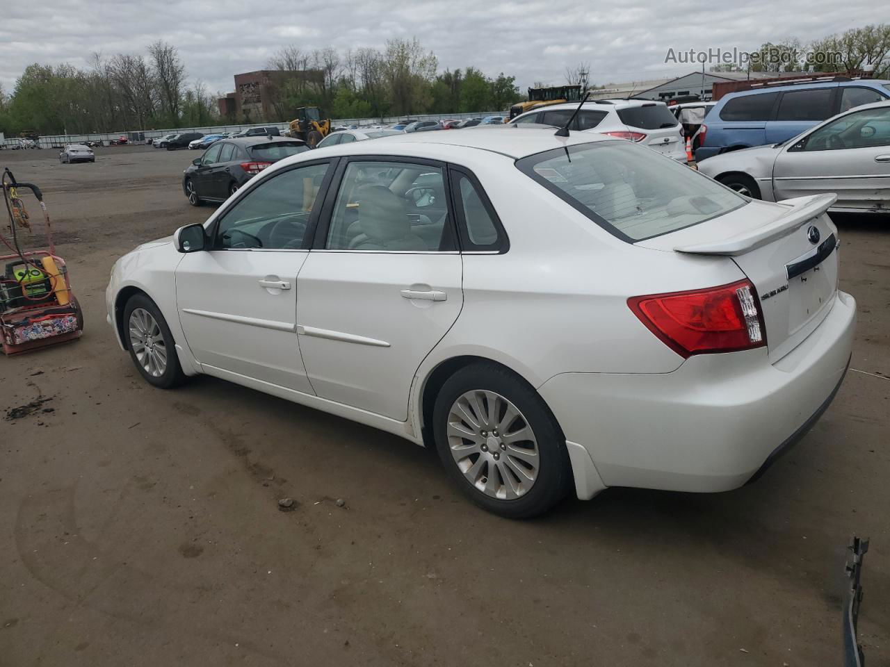 2009 Subaru Impreza 2.5i Premium Белый vin: JF1GE60639H515084