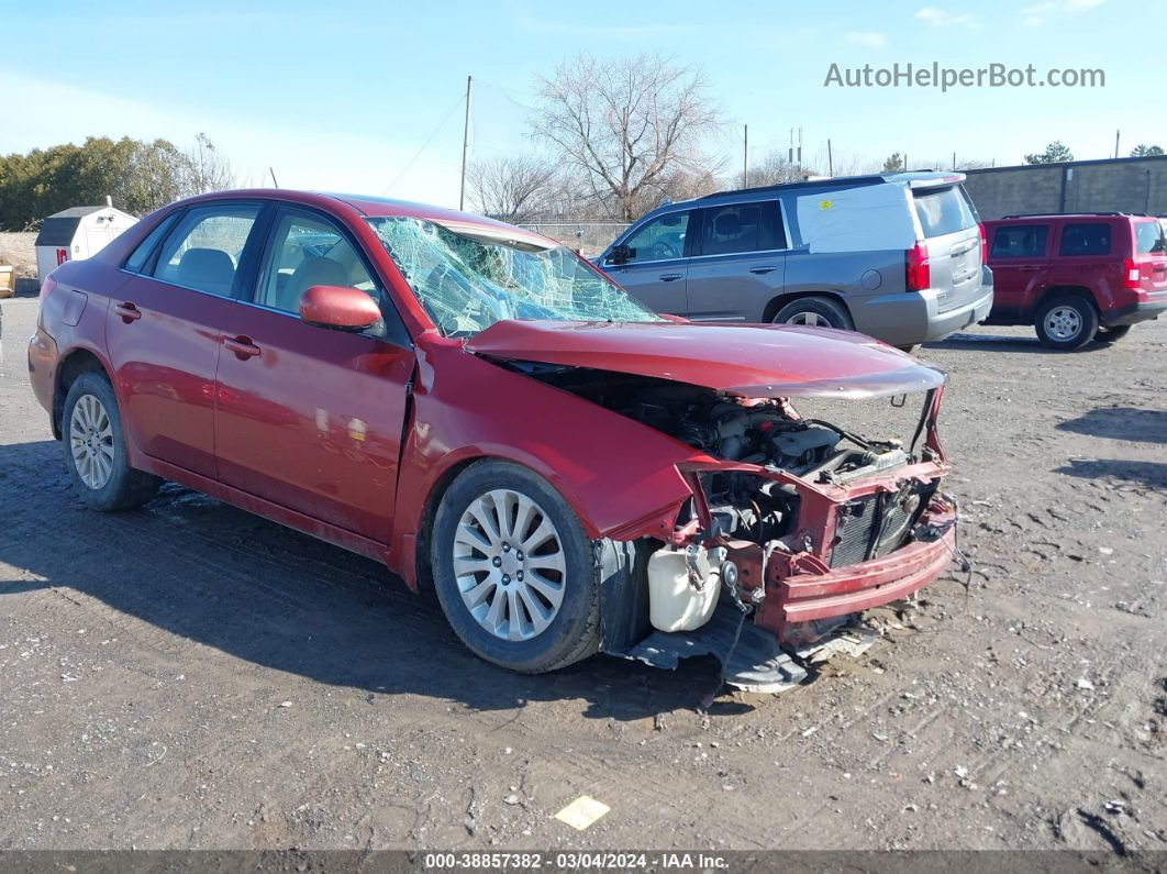 2009 Subaru Impreza 2.5i Оранжевый vin: JF1GE60639H519149