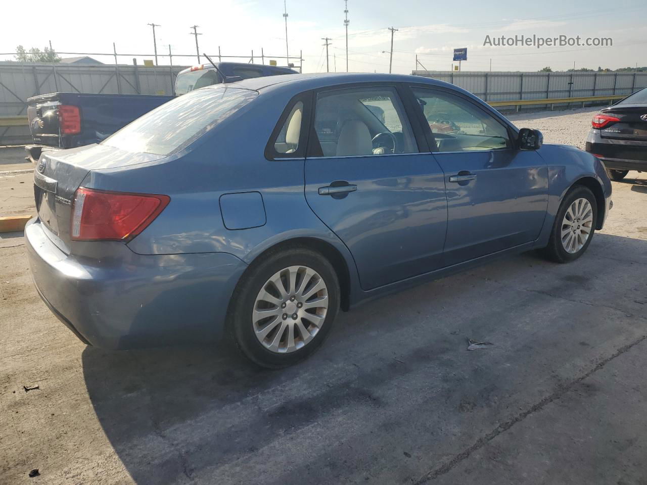 2009 Subaru Impreza 2.5i Premium Blue vin: JF1GE60649H516616