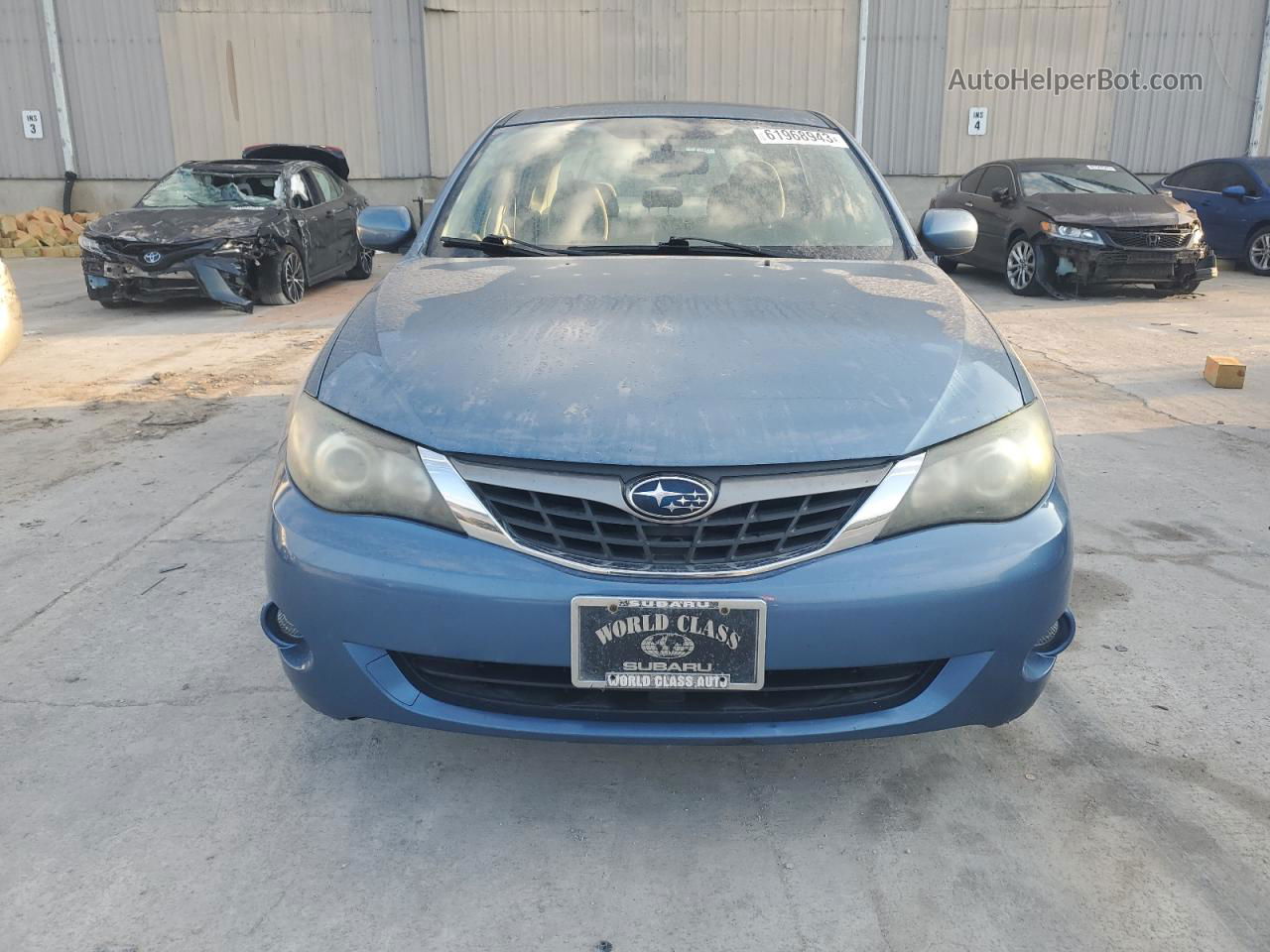 2009 Subaru Impreza 2.5i Premium Blue vin: JF1GE60649H516616