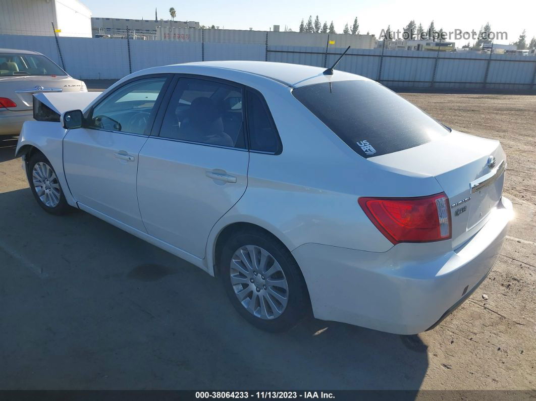 2009 Subaru Impreza 2.5i White vin: JF1GE60669H505200