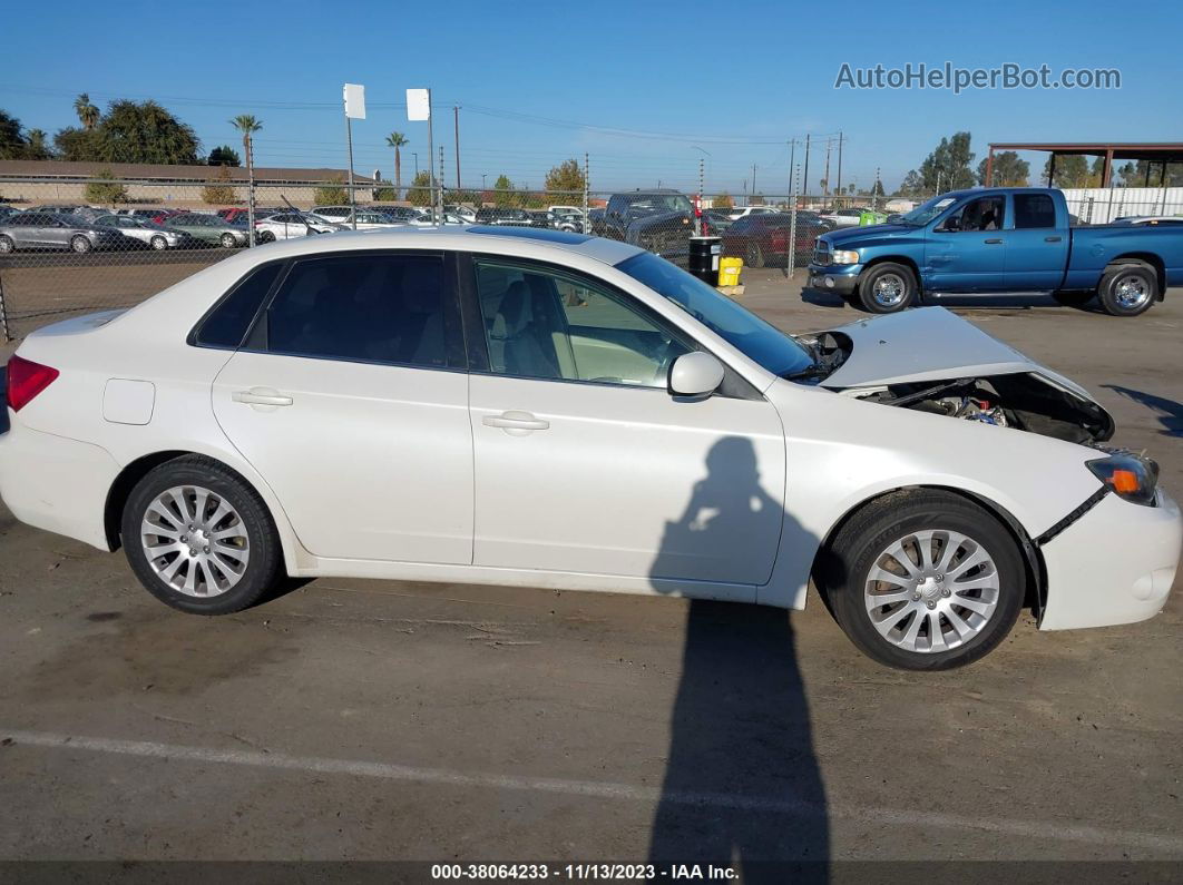 2009 Subaru Impreza 2.5i White vin: JF1GE60669H505200