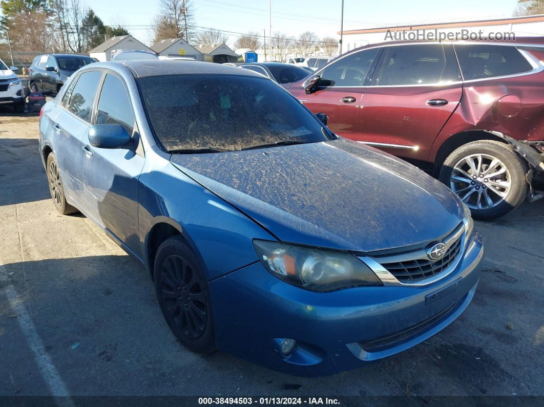 2009 Subaru Impreza 2.5i Blue vin: JF1GE60689H504940