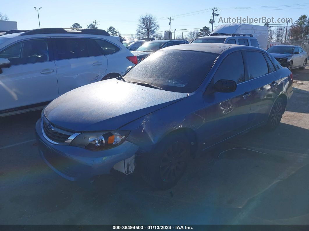 2009 Subaru Impreza 2.5i Blue vin: JF1GE60689H504940