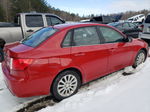 2009 Subaru Impreza 2.5i Premium Red vin: JF1GE60689H519776