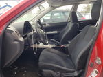 2009 Subaru Impreza 2.5i Premium Red vin: JF1GE60689H519776