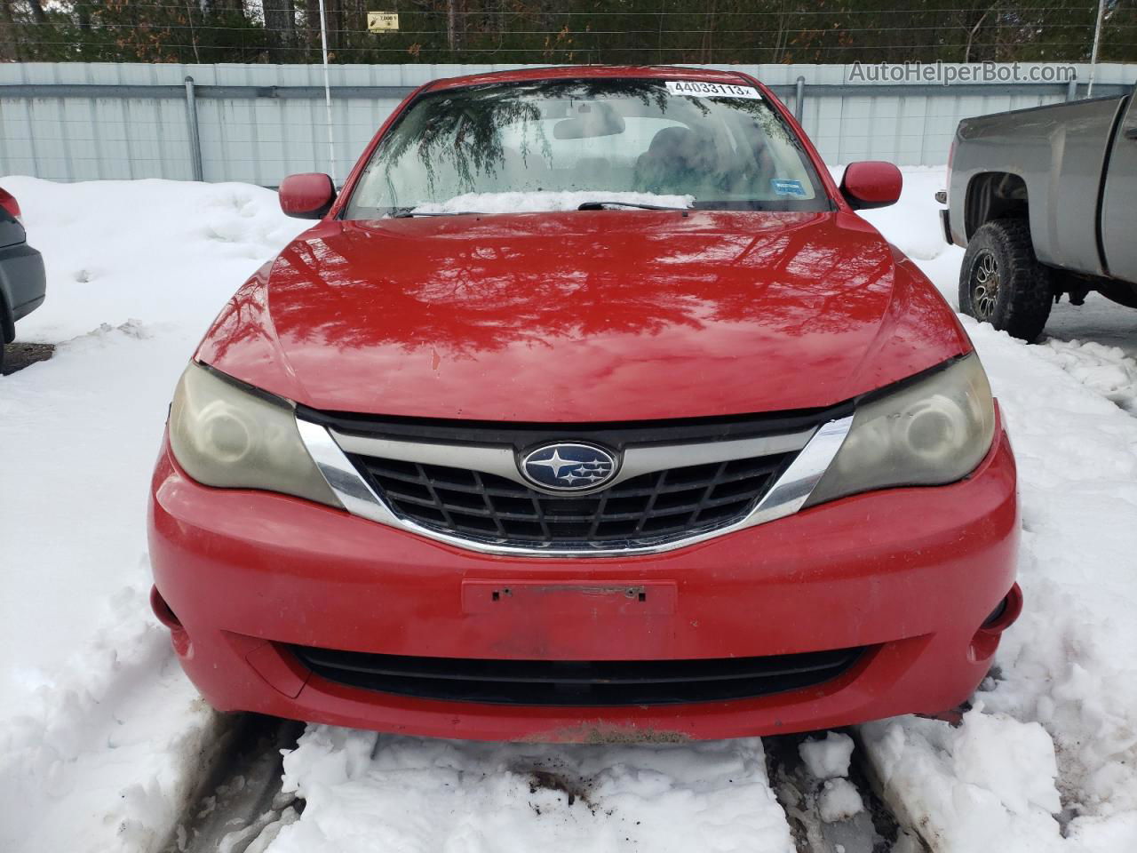 2009 Subaru Impreza 2.5i Premium Red vin: JF1GE60689H519776