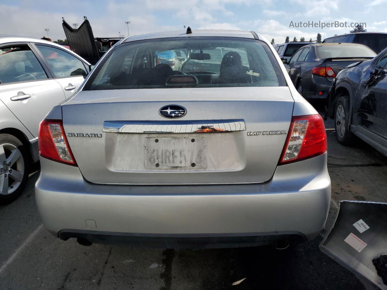 2009 Subaru Impreza 2.5i Premium Серебряный vin: JF1GE60699H507488