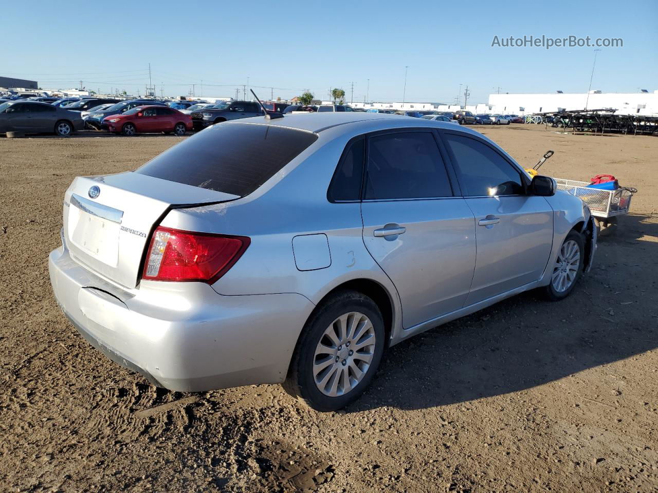 2009 Subaru Impreza 2.5i Premium Silver vin: JF1GE60699H509290