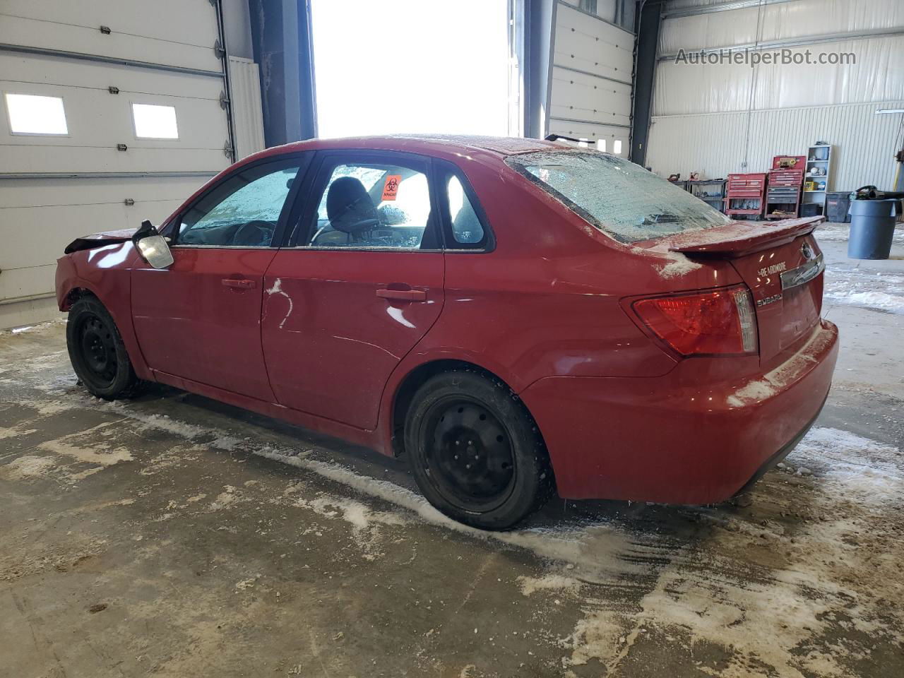 2009 Subaru Impreza 2.5i Red vin: JF1GE61609G508713