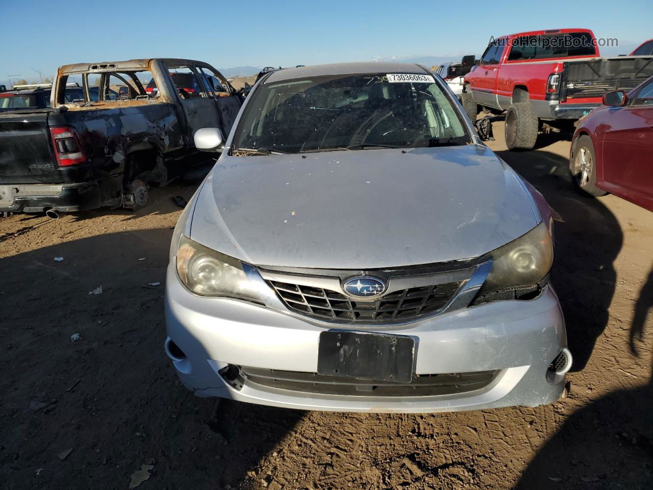 2009 Subaru Impreza 2.5i Silver vin: JF1GE61609H507135