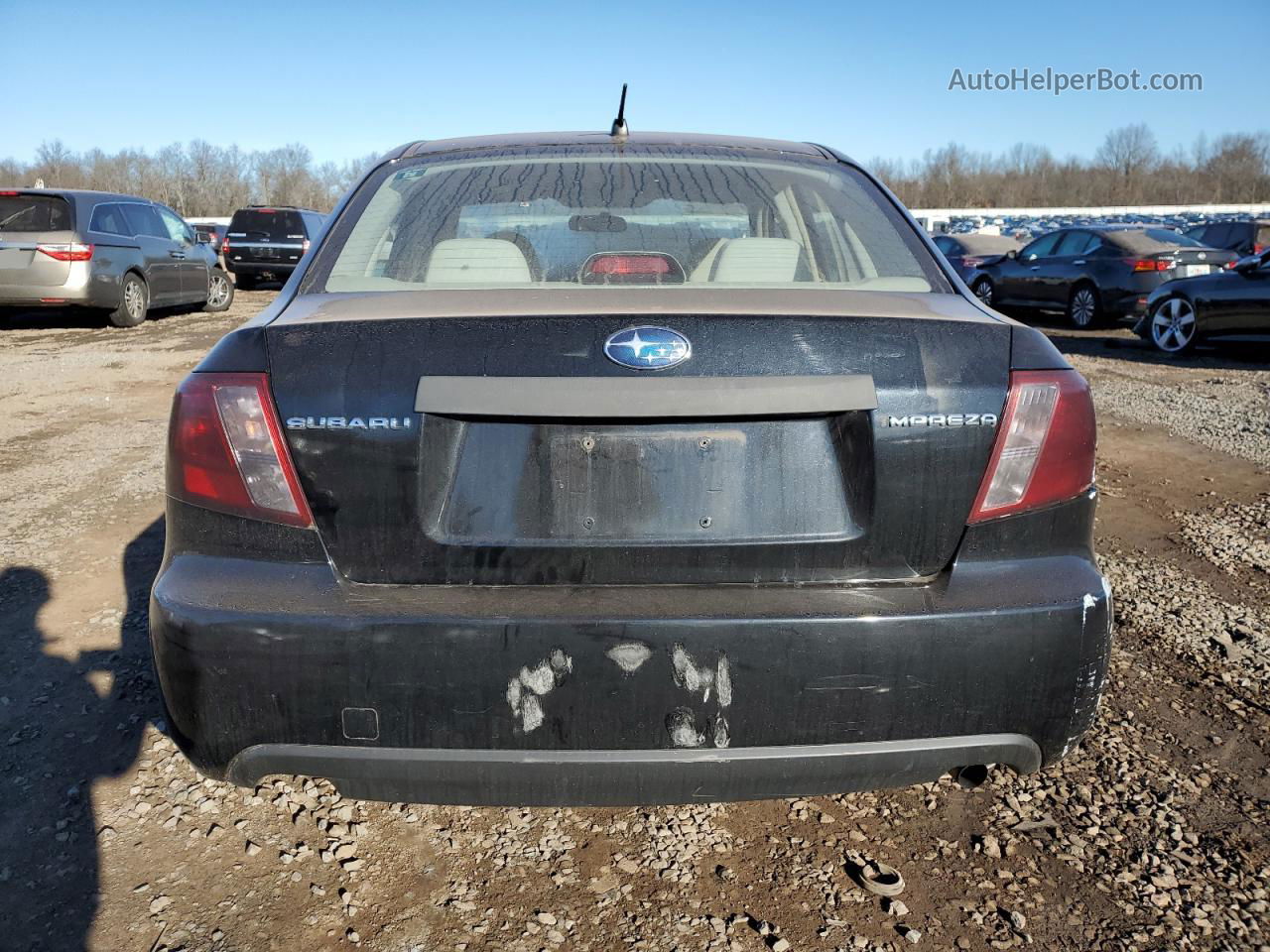 2009 Subaru Impreza 2.5i Black vin: JF1GE61619H502445