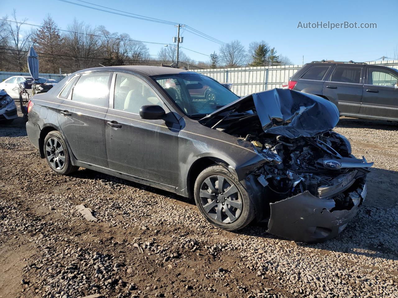 2009 Subaru Impreza 2.5i Черный vin: JF1GE61619H502445