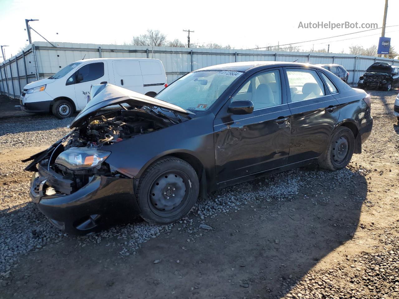 2009 Subaru Impreza 2.5i Черный vin: JF1GE61619H502445