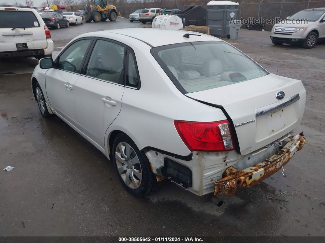 2009 Subaru Impreza 2.5i White vin: JF1GE61619H519648