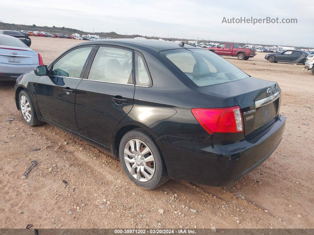 2009 Subaru Impreza 2.5i Черный vin: JF1GE61629H508416