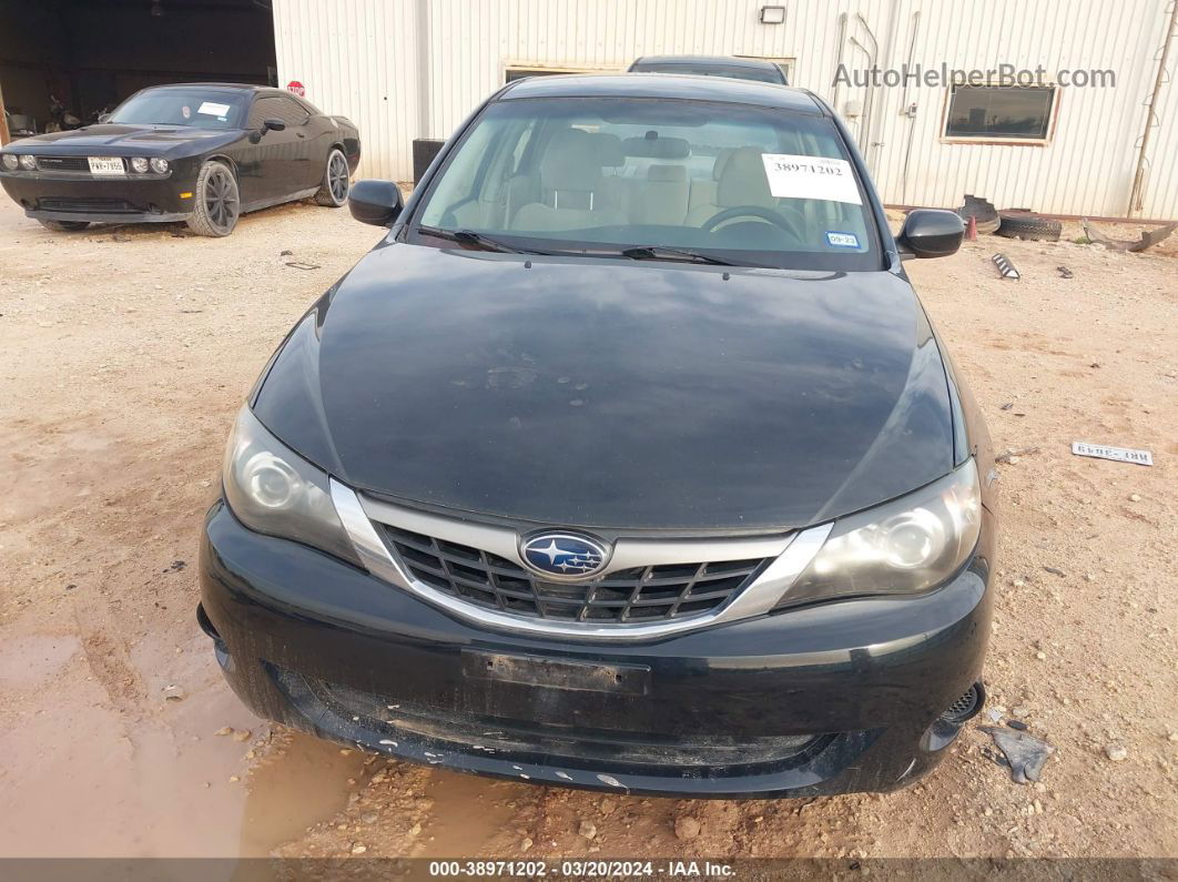 2009 Subaru Impreza 2.5i Черный vin: JF1GE61629H508416