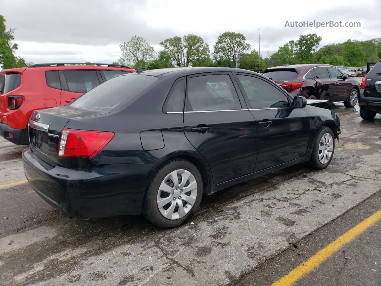 2009 Subaru Impreza 2.5i Black vin: JF1GE61629H513731