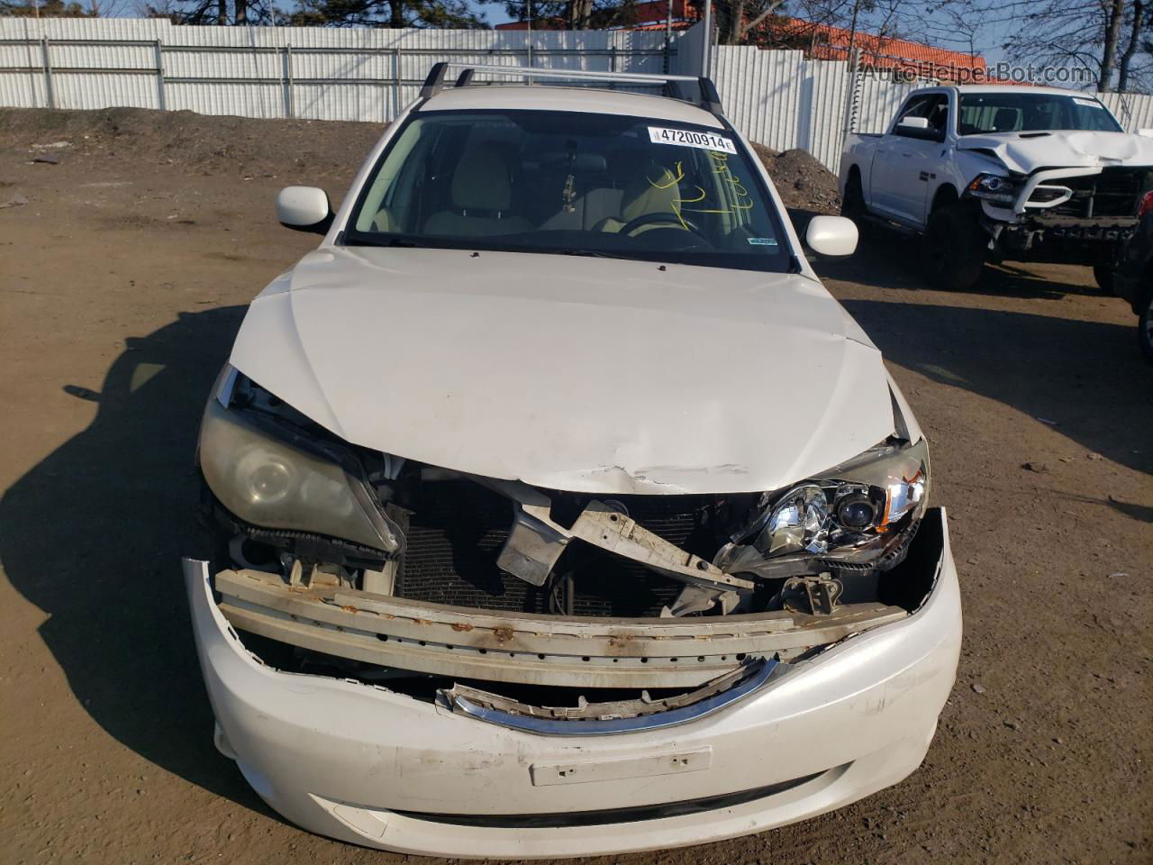 2009 Subaru Impreza 2.5i White vin: JF1GE61649G503742