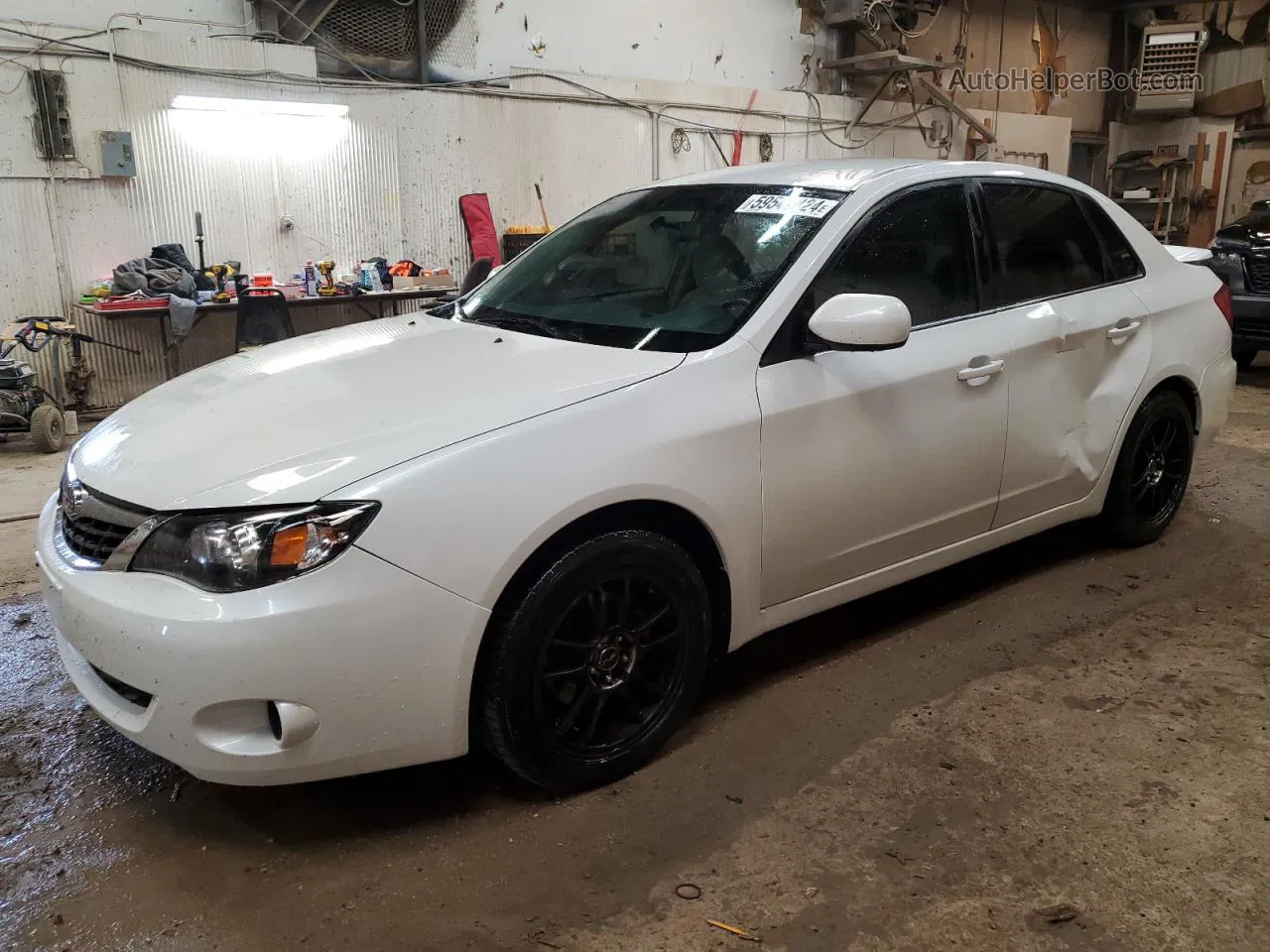 2009 Subaru Impreza 2.5i White vin: JF1GE61659H505588