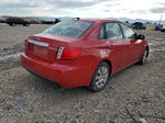 2009 Subaru Impreza 2.5i Red vin: JF1GE61659H509284