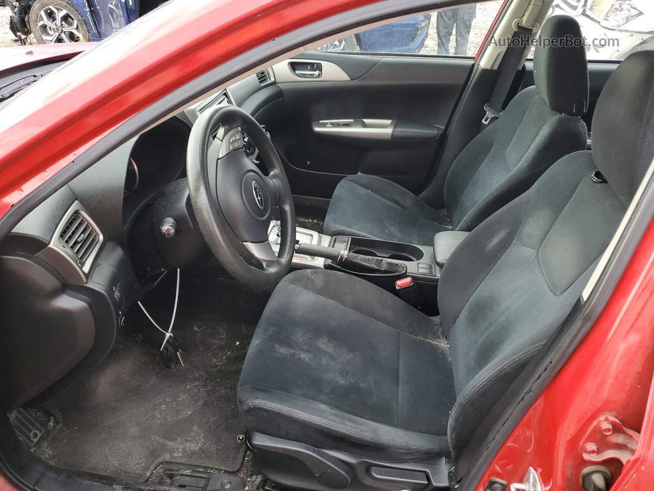 2009 Subaru Impreza 2.5i Red vin: JF1GE61659H509284