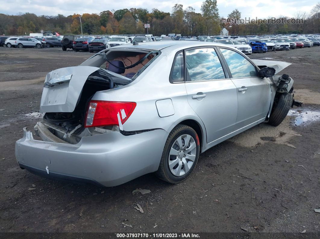 2009 Subaru Impreza 2.5i Silver vin: JF1GE61659H516056