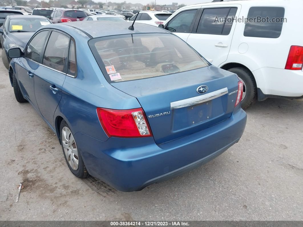 2009 Subaru Impreza 2.5i Blue vin: JF1GE61659H518986