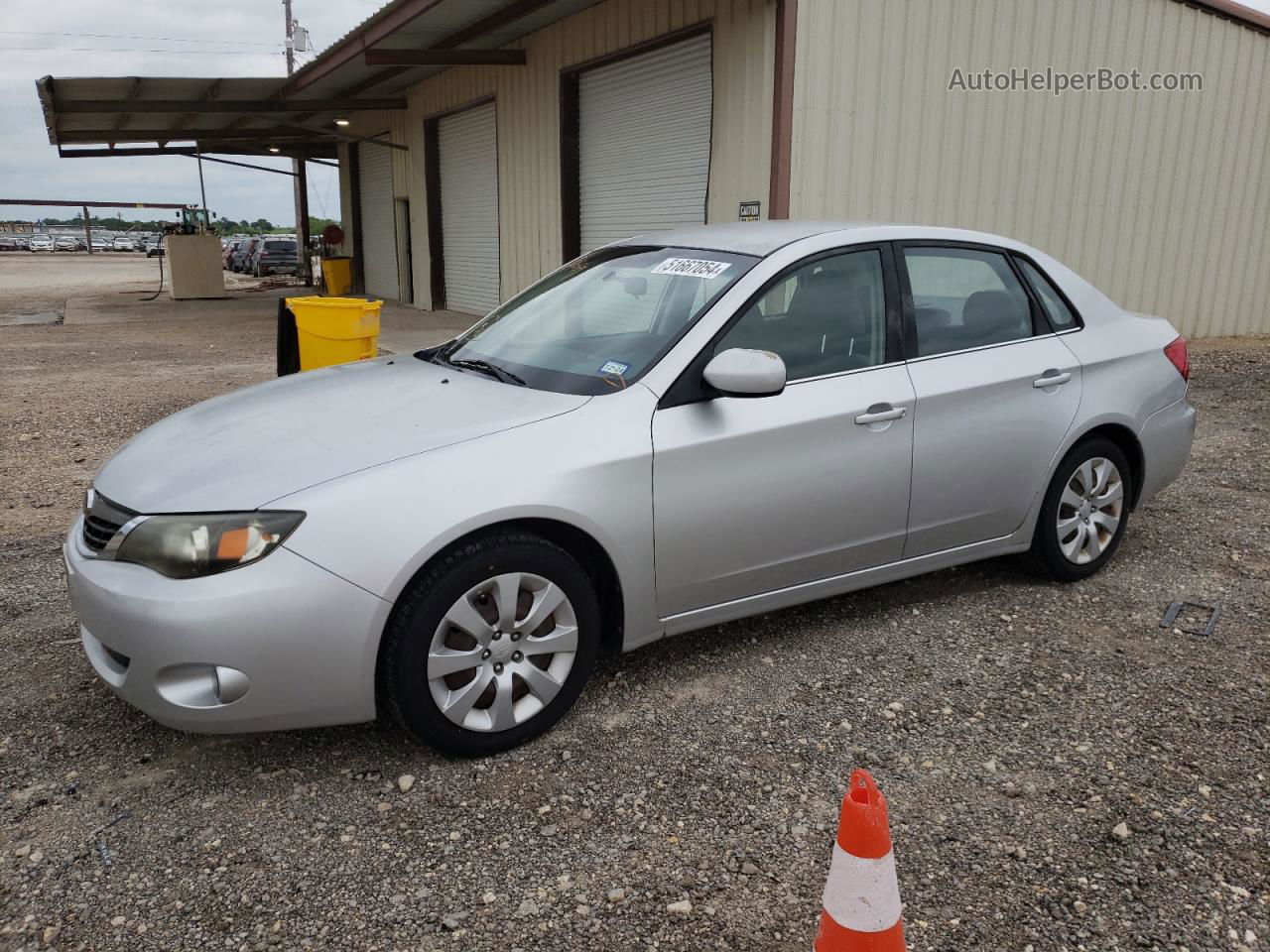 2009 Subaru Impreza 2.5i Silver vin: JF1GE61679G501659